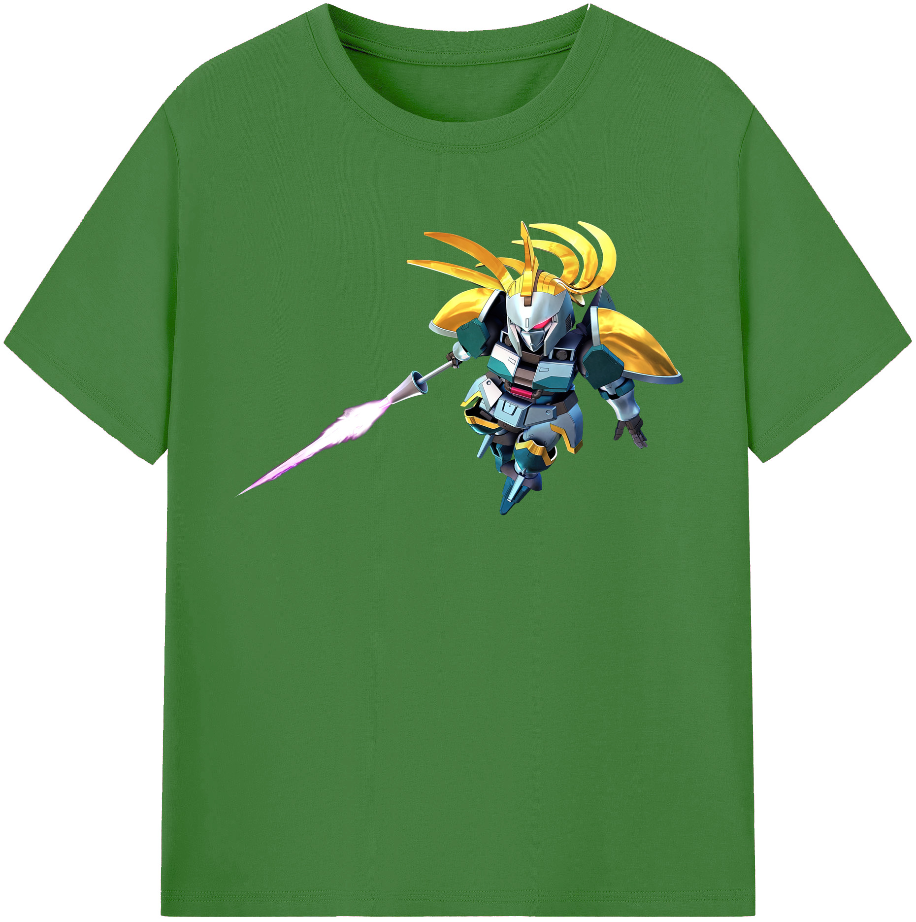 （画像用） 機動戦士ガンダム Mobile Suit Gundam レディースカジュアルプリントTシャツ（綿100％）